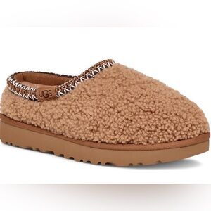 UGG Women's Chestnut Tasman Maxi Curly Slip-On
